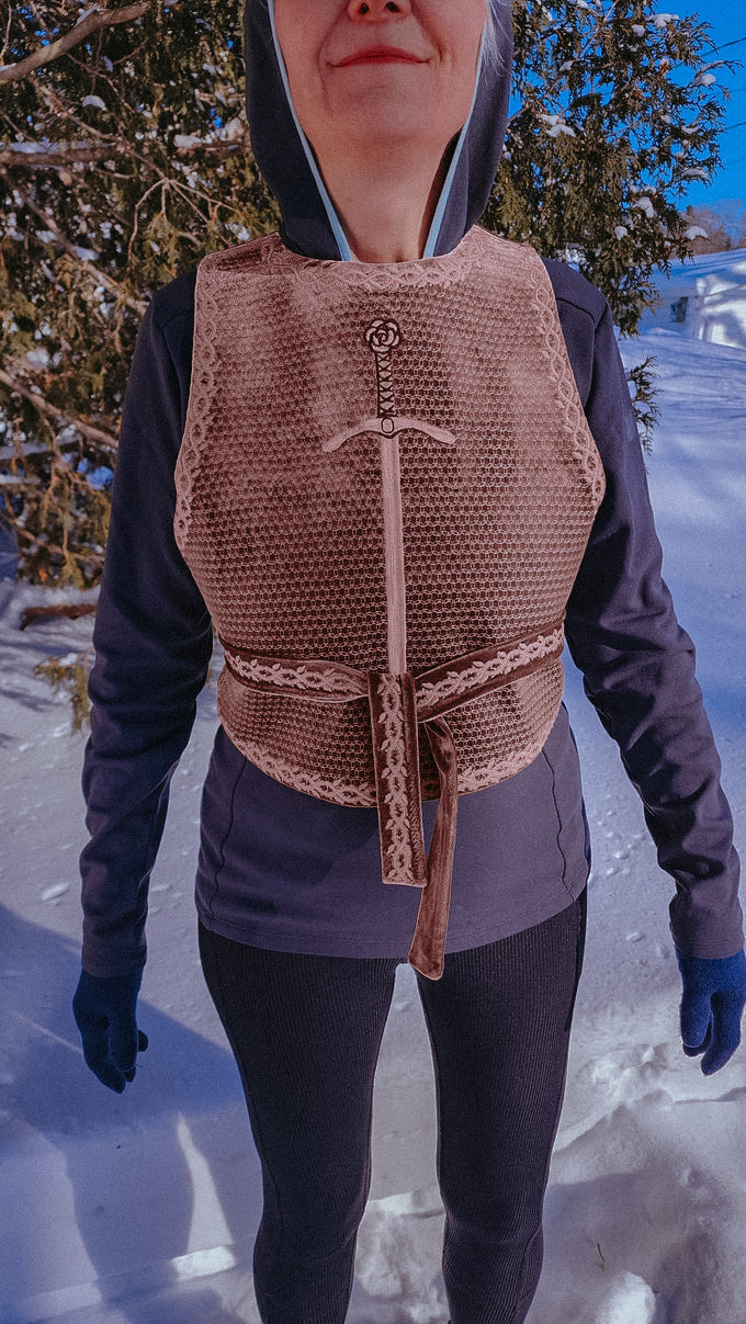 PREORDER- BLADE Rose Gold Chestplate- Lady Knights & Sword Maidens