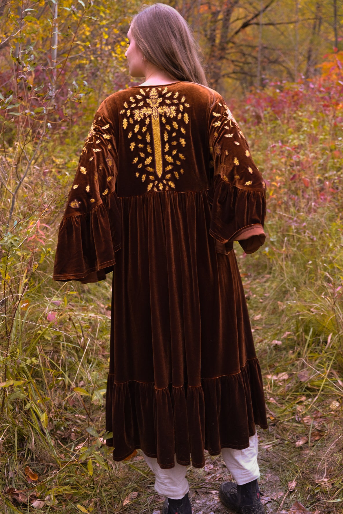 Cape Dress - Oaken Royalty Collection