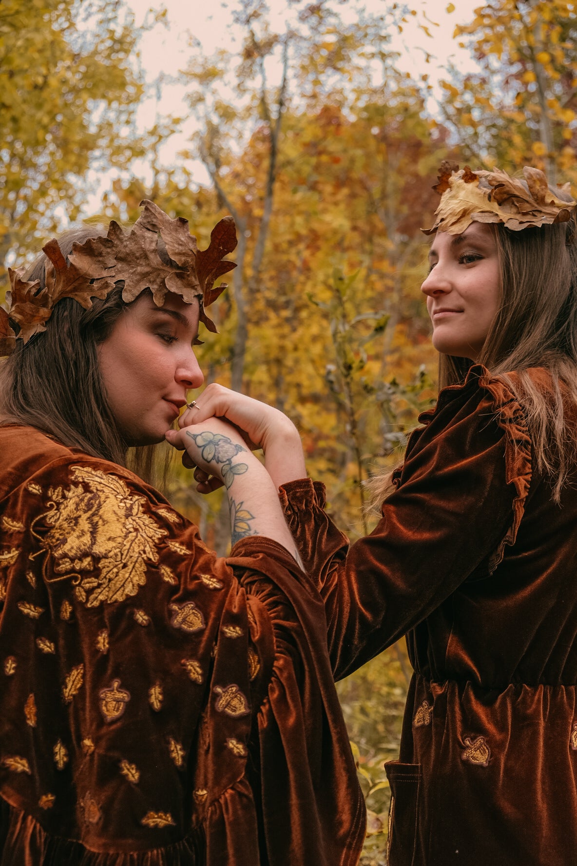 Cape Dress - Oaken Royalty Collection