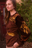 Jackalope Knight Blouse - Oaken Royalty Collection