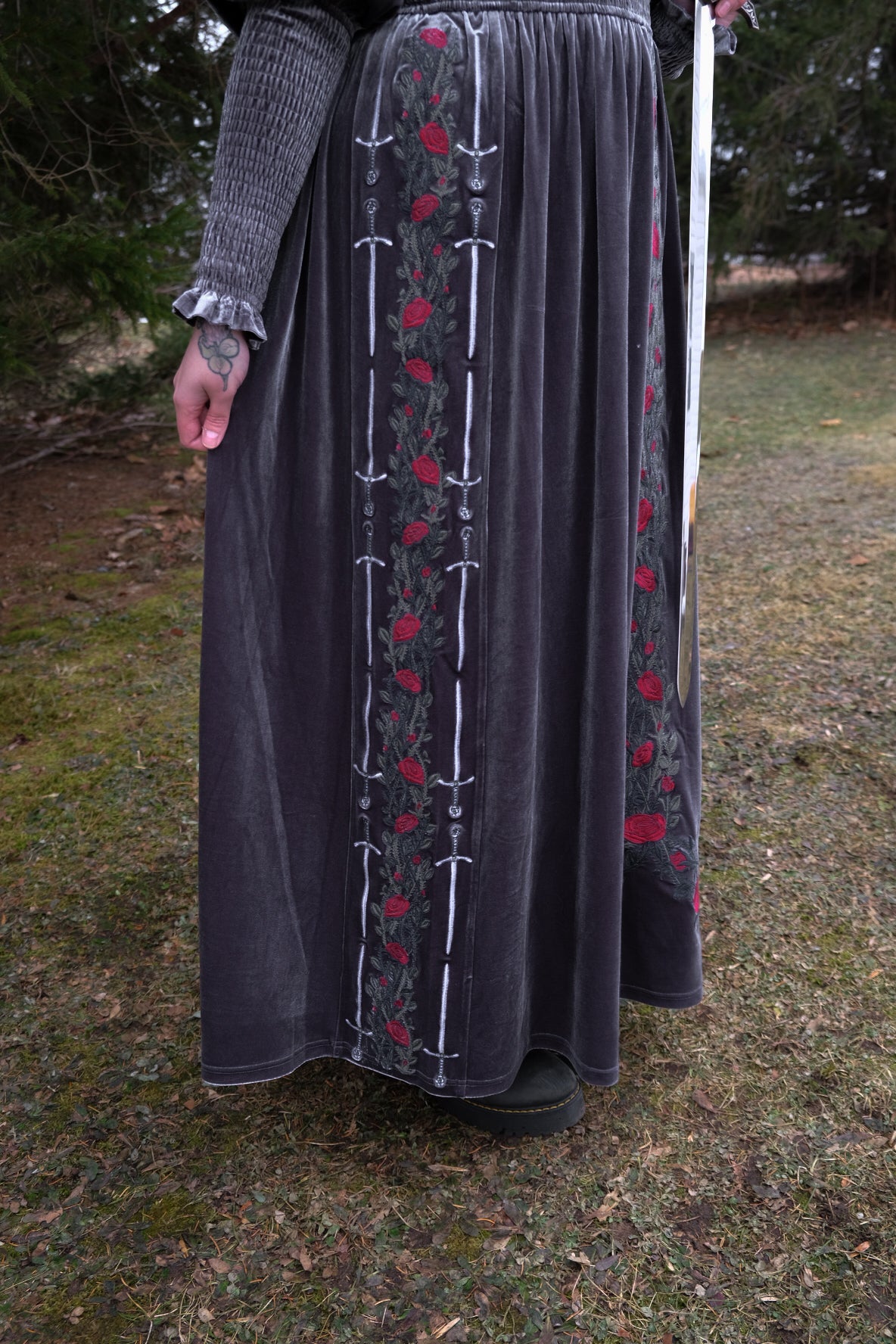 PREORDER- Stormy Gray Dress - Lady Knights & Sword Maidens Folkloress PREORDER- Stormy Gray Dress - Lady Knights & Sword Maidens Folkloress