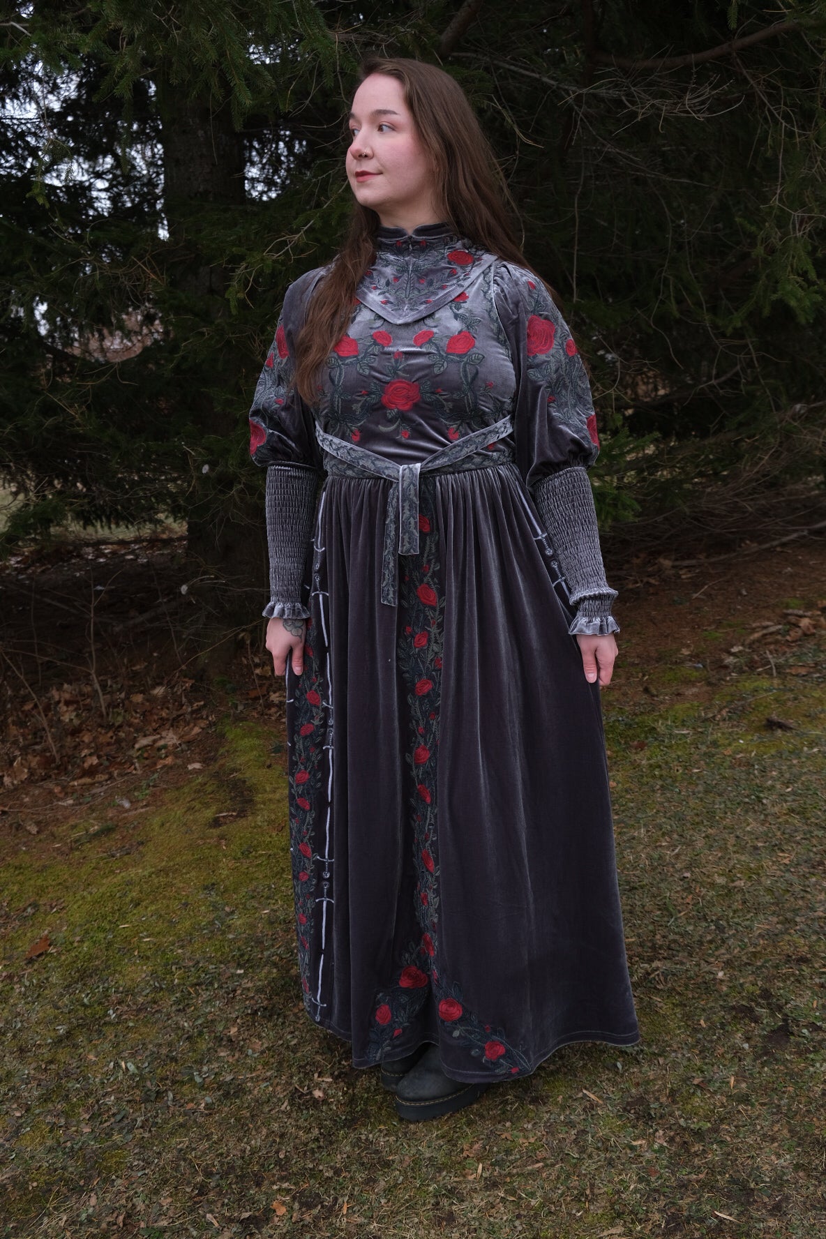 PREORDER- Stormy Gray Dress - Lady Knights & Sword Maidens