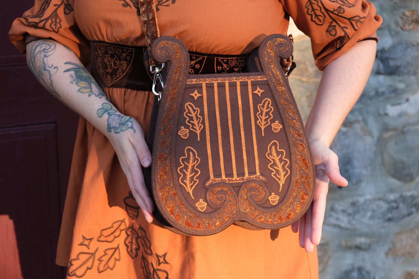 Lyre Crossbody Bag- Foxchant & Ravenspell collection