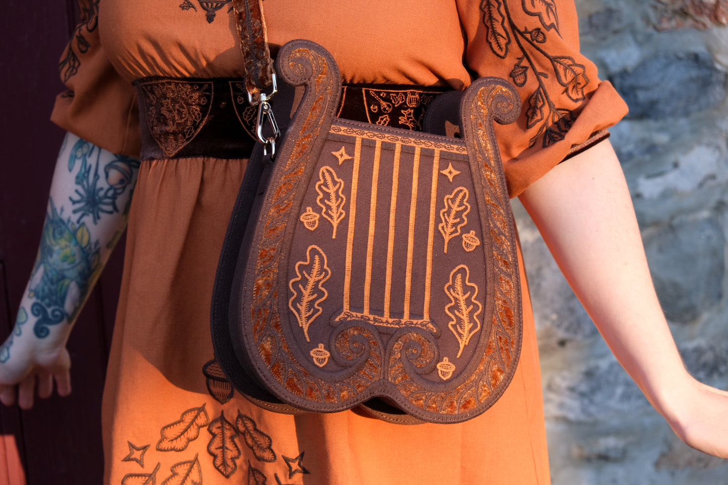 Lyre Crossbody Bag- Foxchant & Ravenspell collection
