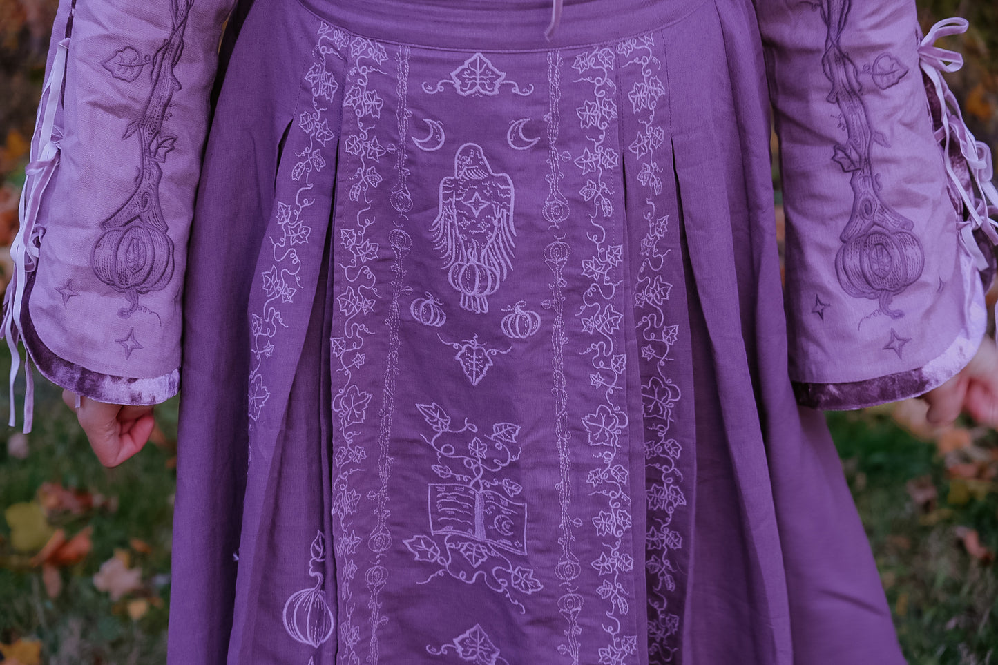 Purple Wizard skirt- Foxchant & Ravenspell