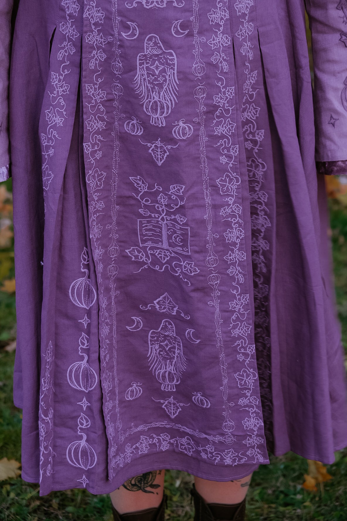 Purple Wizard skirt- Foxchant & Ravenspell