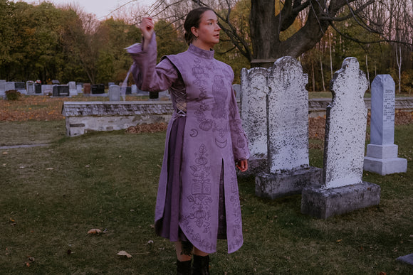 Purple Wizard Tabard- Foxchant & Ravenspell