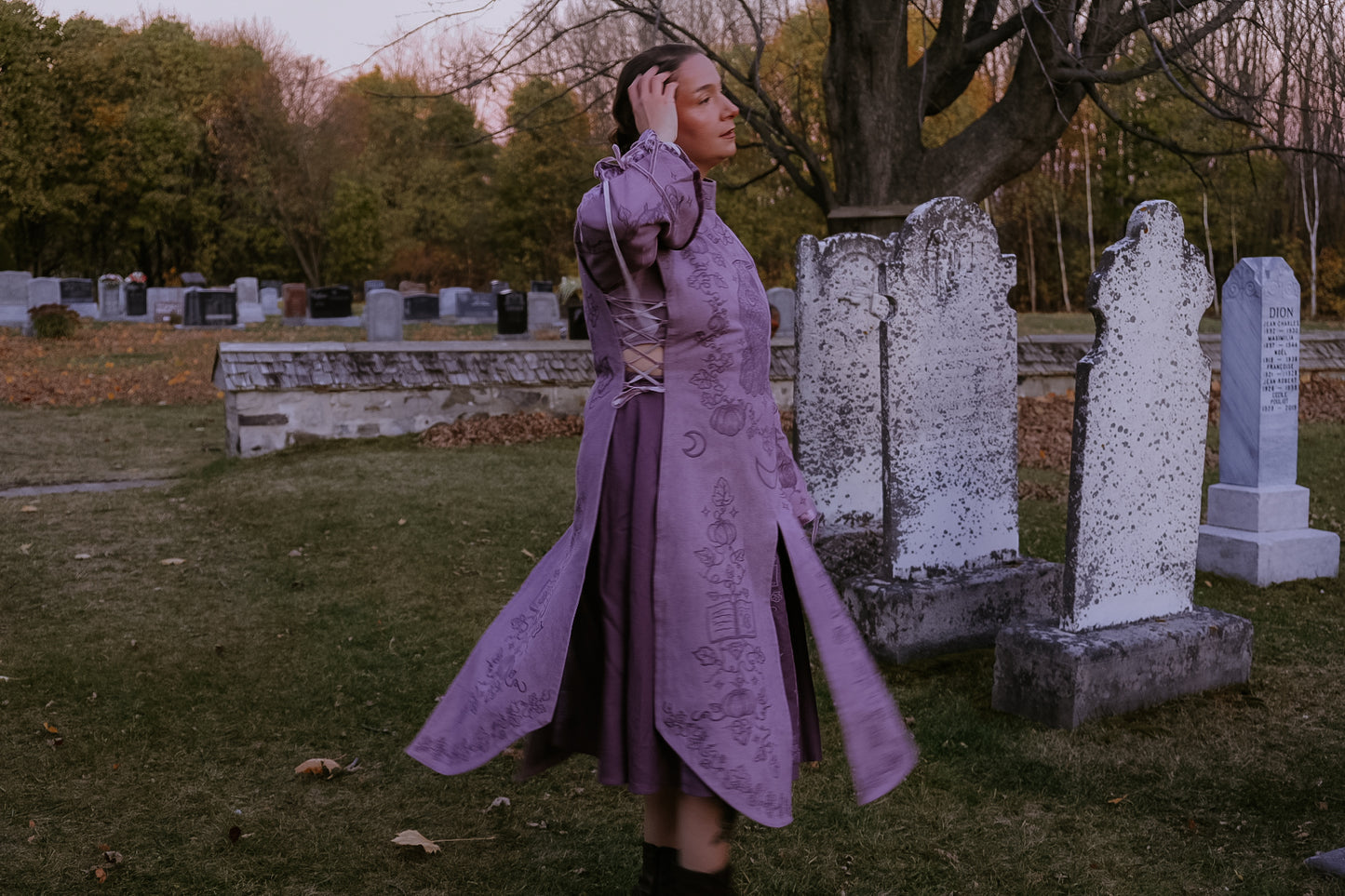 Purple Wizard Tabard- Foxchant & Ravenspell