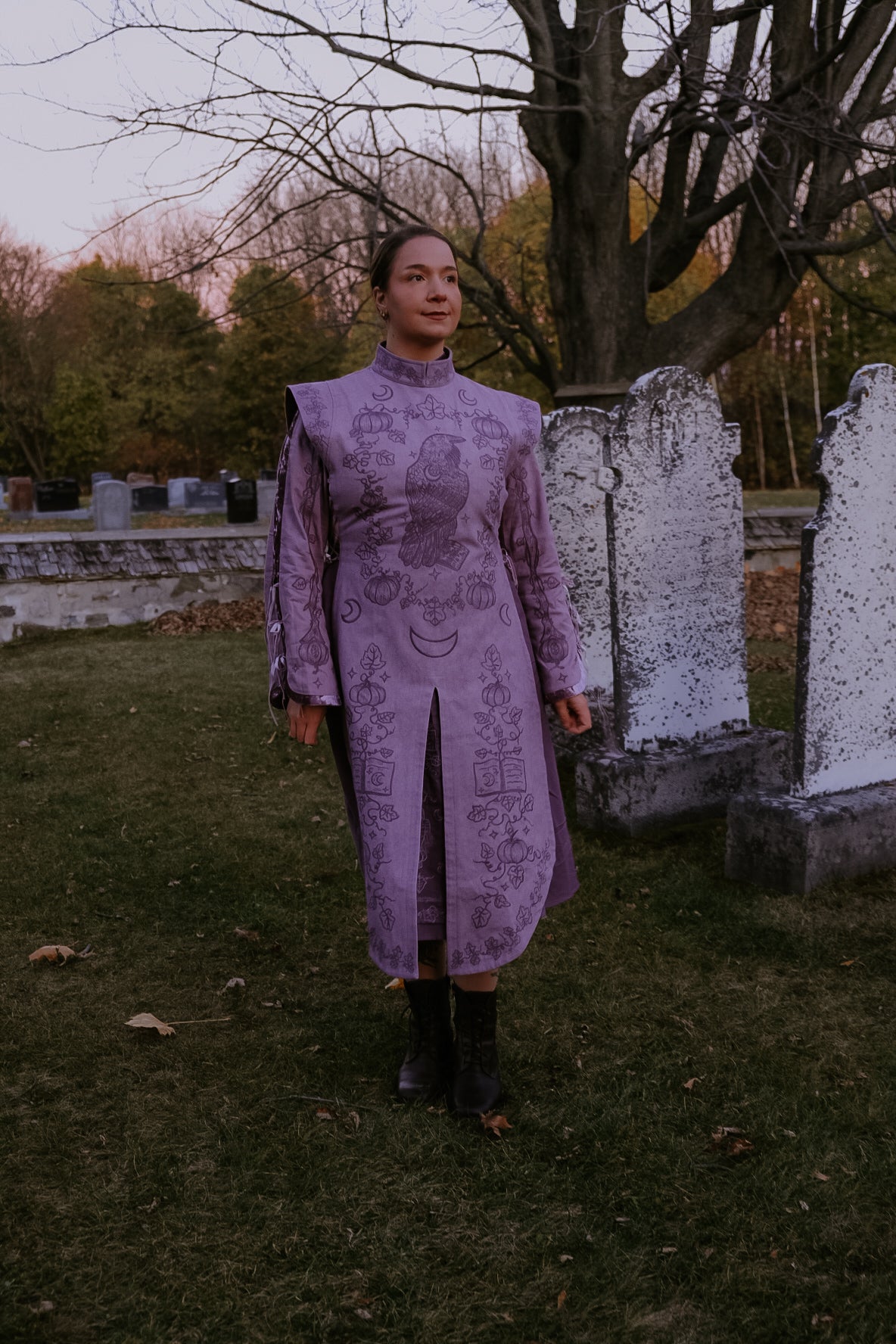 Purple Wizard Tabard- Foxchant & Ravenspell