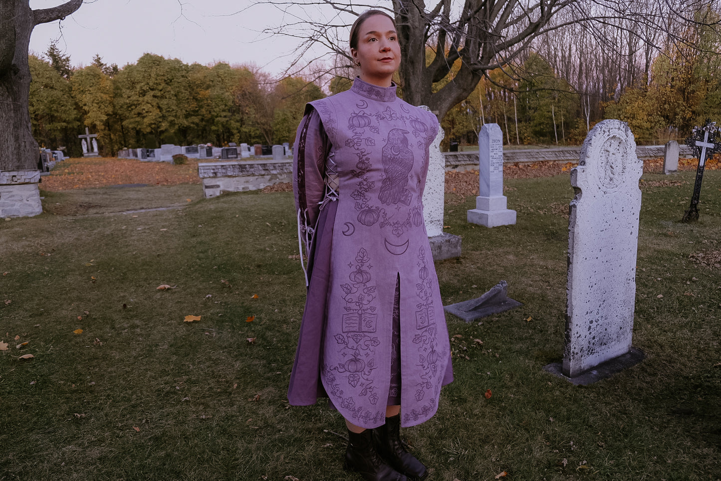 Purple Wizard Tabard- Foxchant & Ravenspell