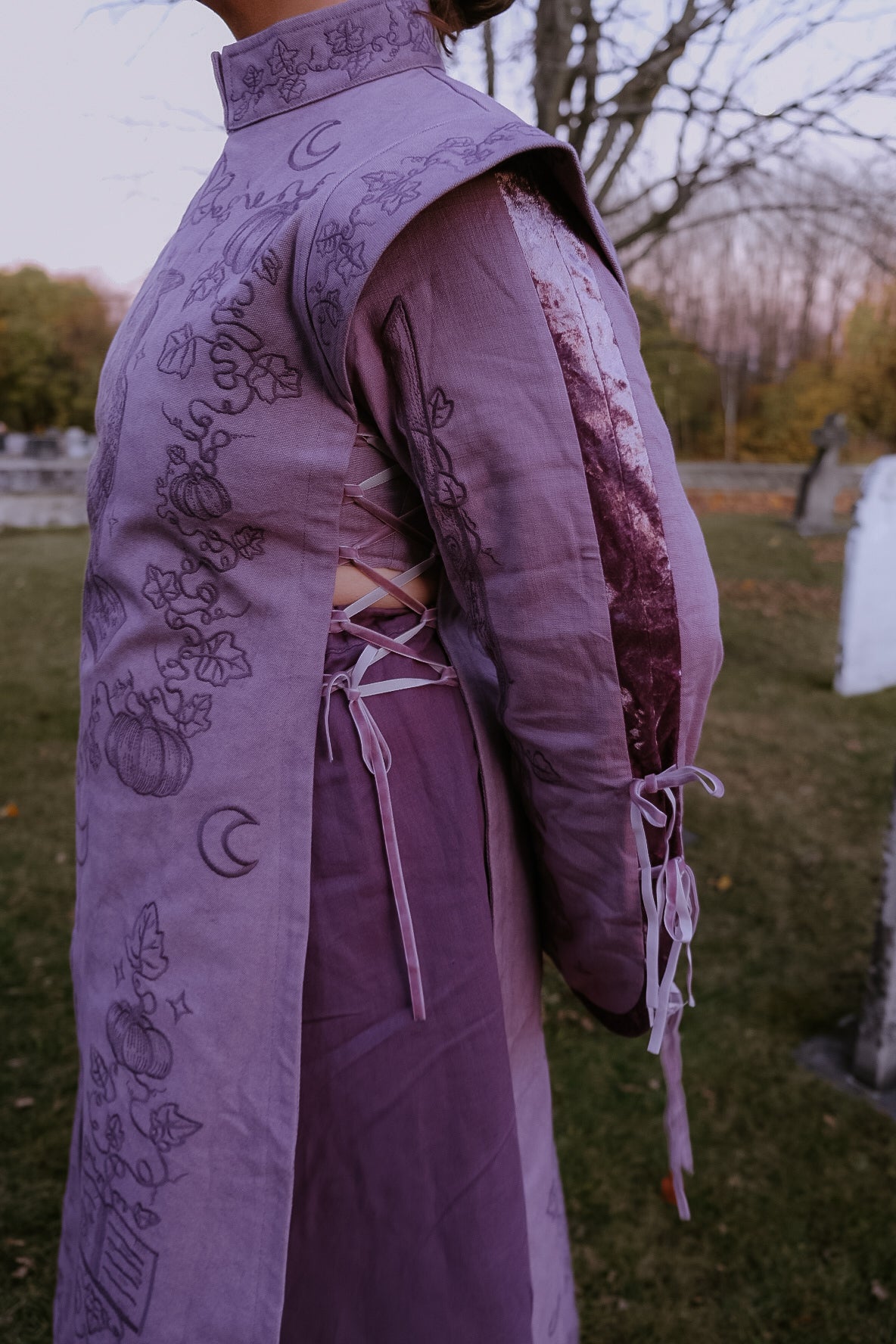 Purple Wizard Tabard- Foxchant & Ravenspell