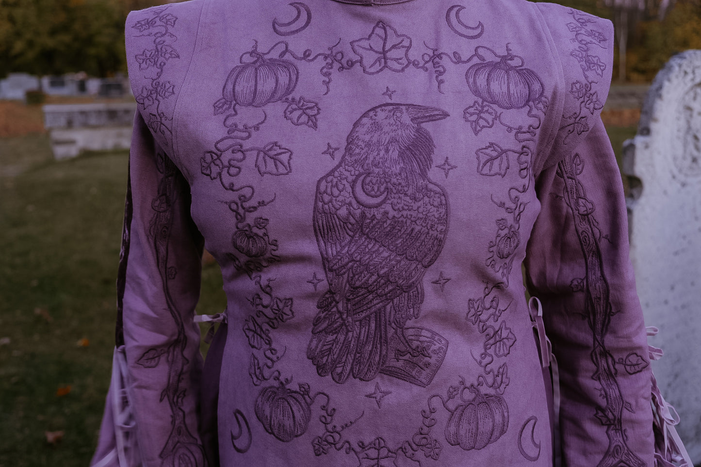 Purple Wizard Tabard- Foxchant & Ravenspell