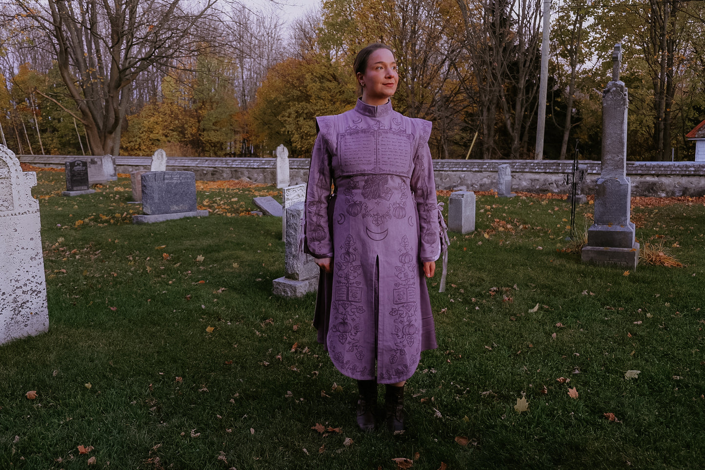 Purple Wizard Tabard- Foxchant & Ravenspell