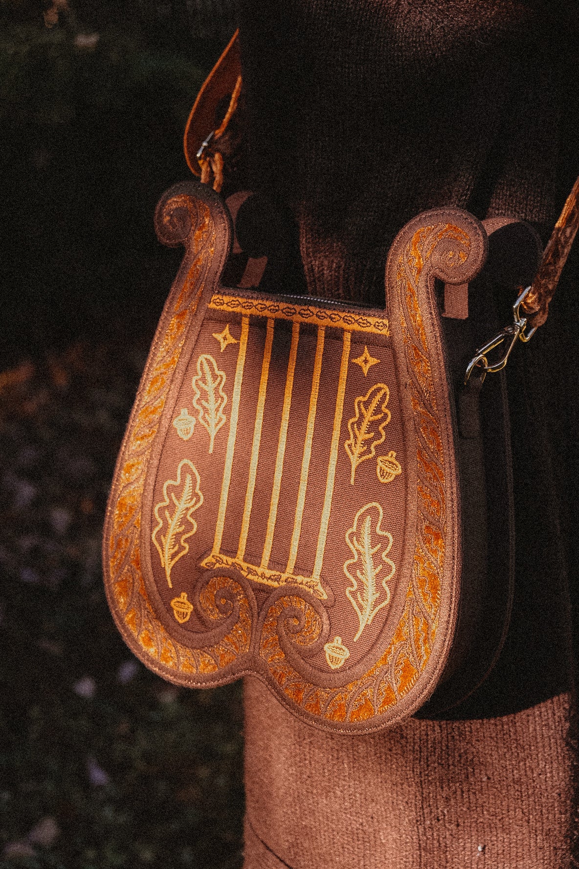Lyre Crossbody Bag- Foxchant & Ravenspell collection