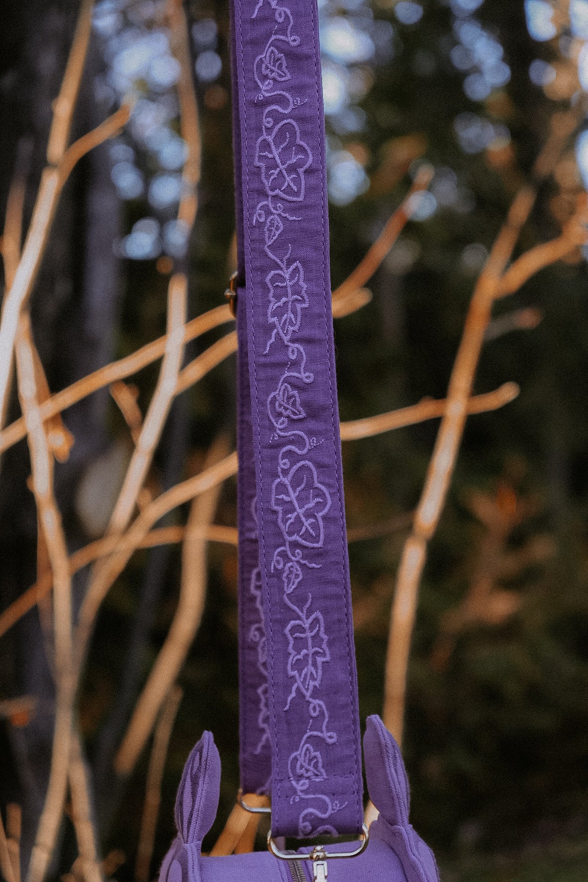 Purple Pumpkin Crossbody Bag- Foxchant & Ravenspell collection