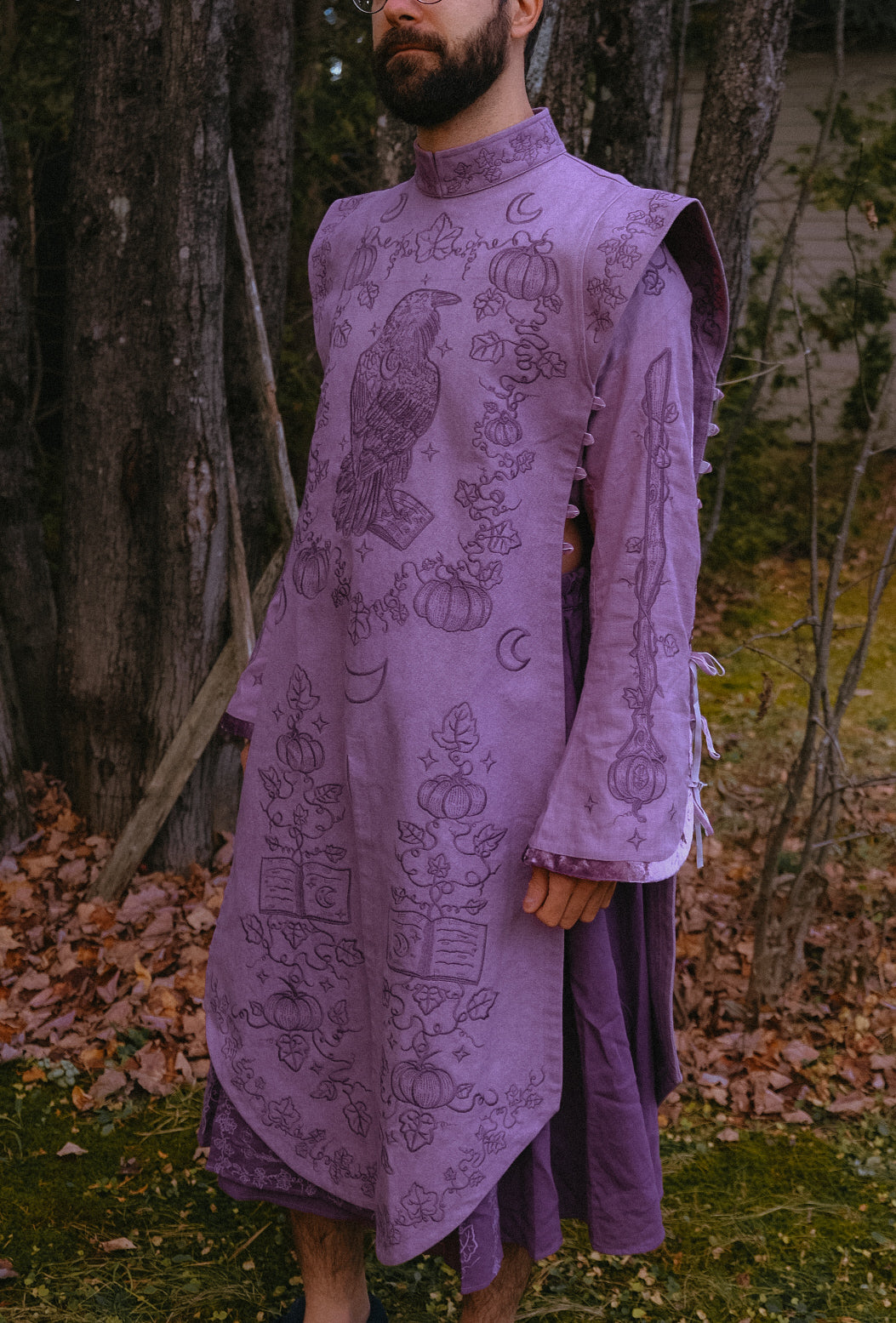 Purple Wizard Tabard- Foxchant & Ravenspell