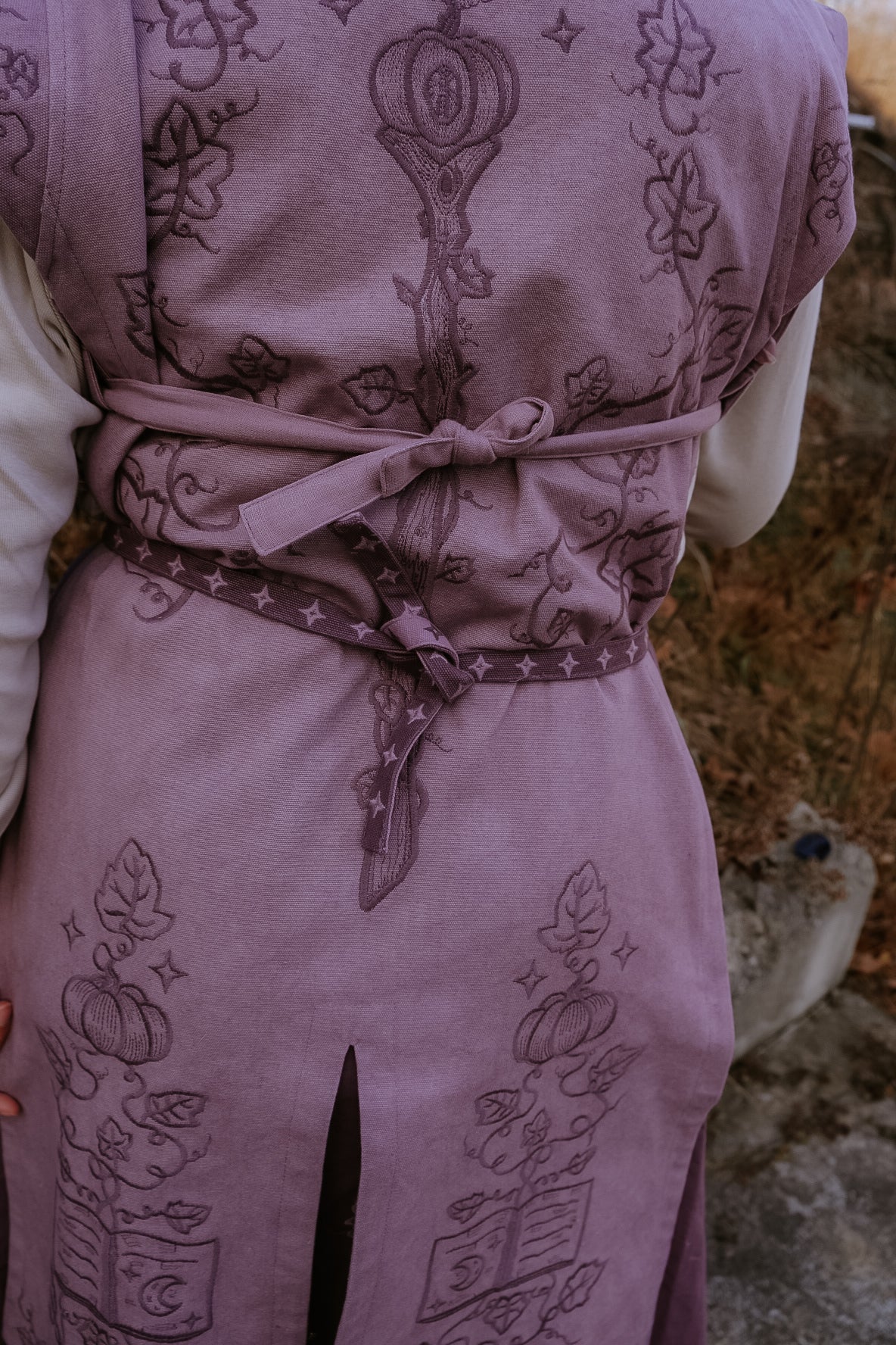 Purple crescent moon belt- Foxchant & Ravenspell