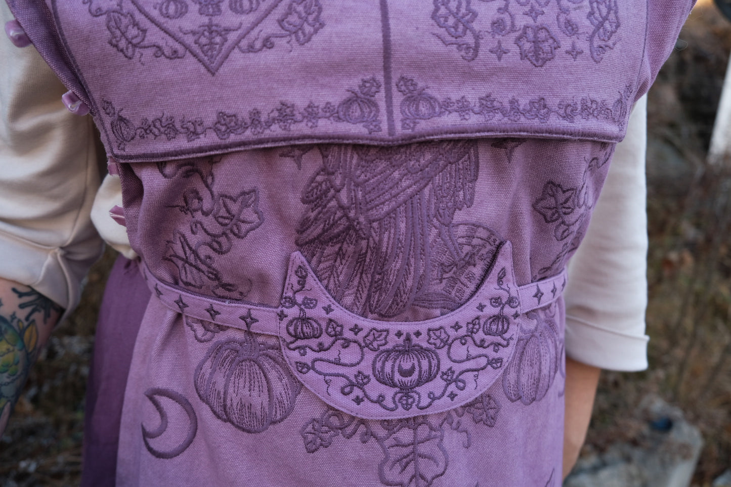 Purple crescent moon belt- Foxchant & Ravenspell