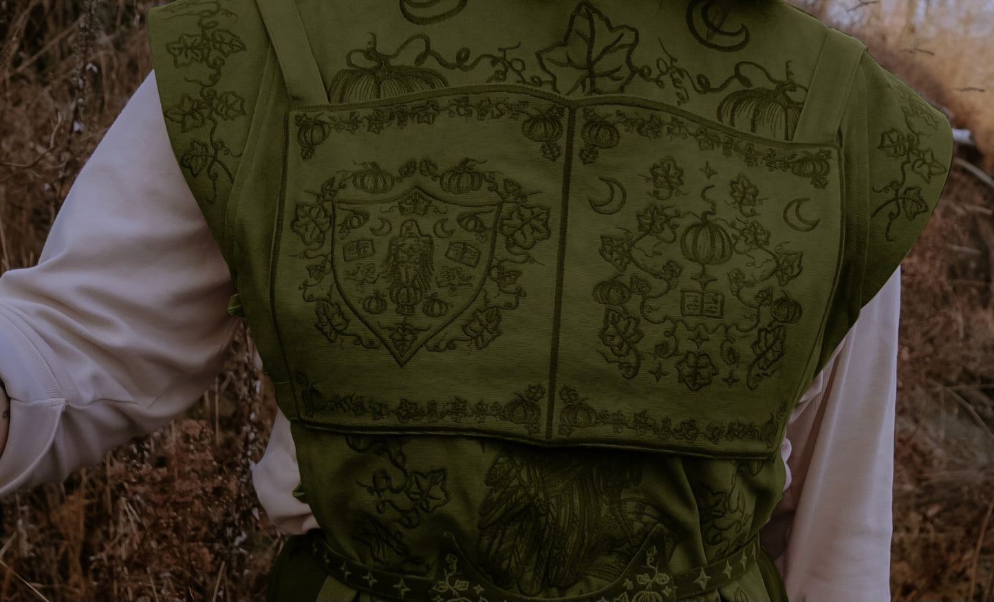 Green & Beige Book of Spells- Foxchant & Ravenspell