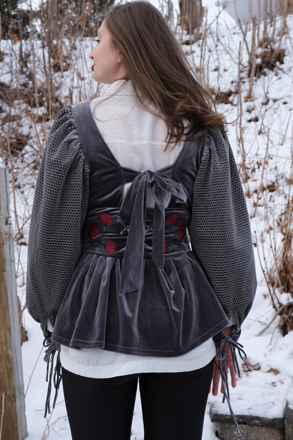 PREORDER-Stormy Gray Tunic- Lady Knights & Sword Maidens