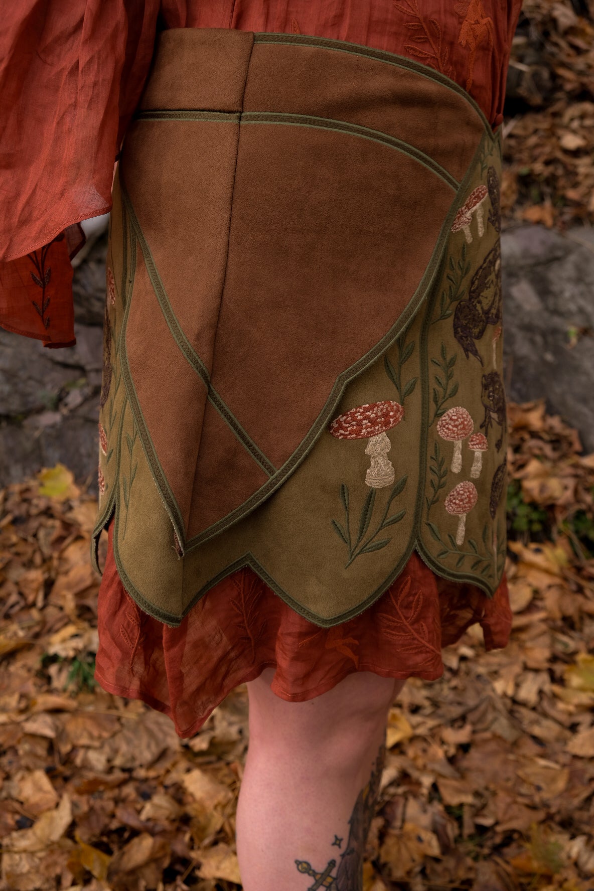 Toadstools skirt PREORDER