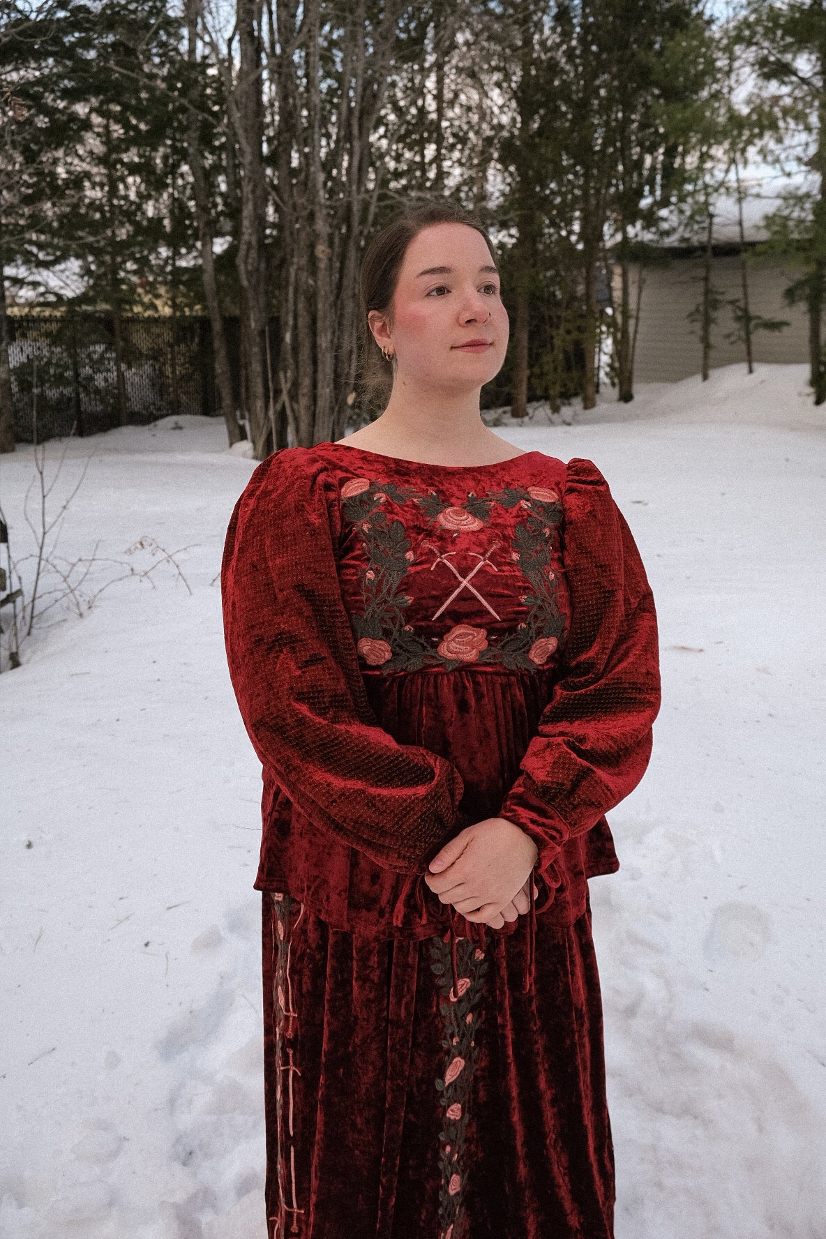 PREORDER- Royal Red Tunic- Lady Knights & Sword Maidens