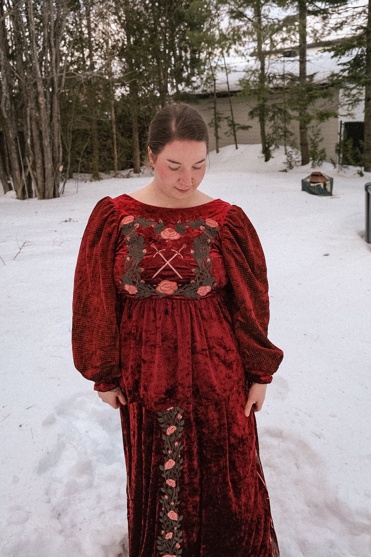 PREORDER- Royal Red Tunic- Lady Knights & Sword Maidens