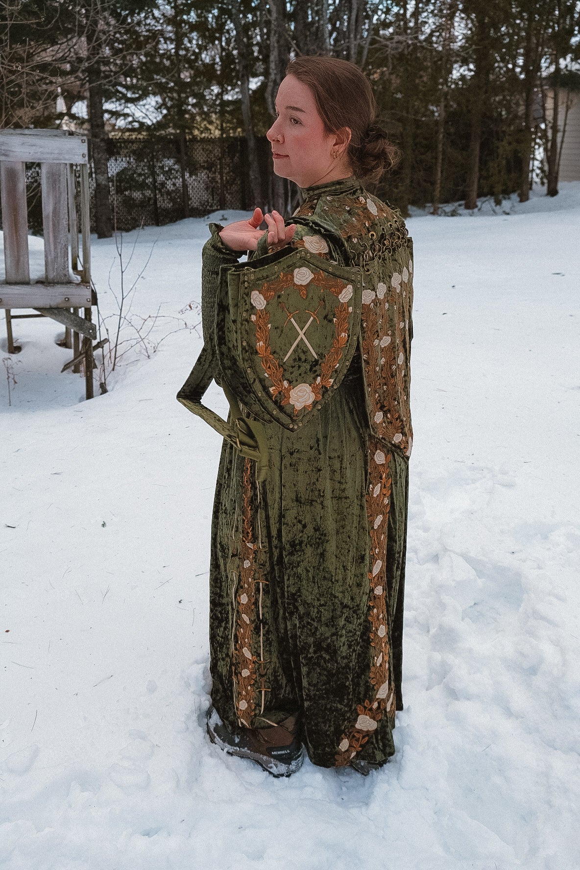 PREORDER- Forest Green Dress - Lady Knights & Sword Maidens