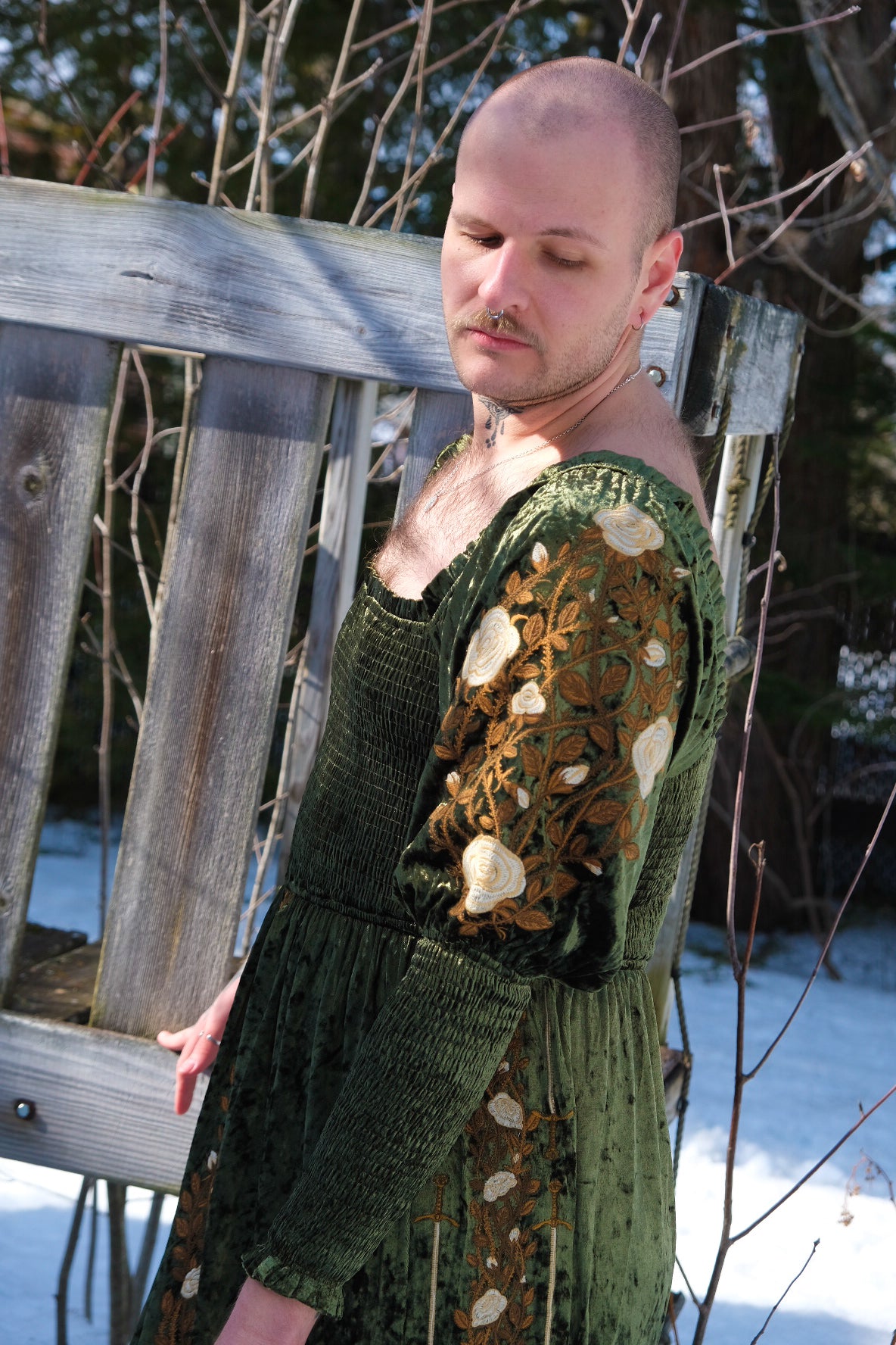 PREORDER- Forest Green Dress - Lady Knights & Sword Maidens