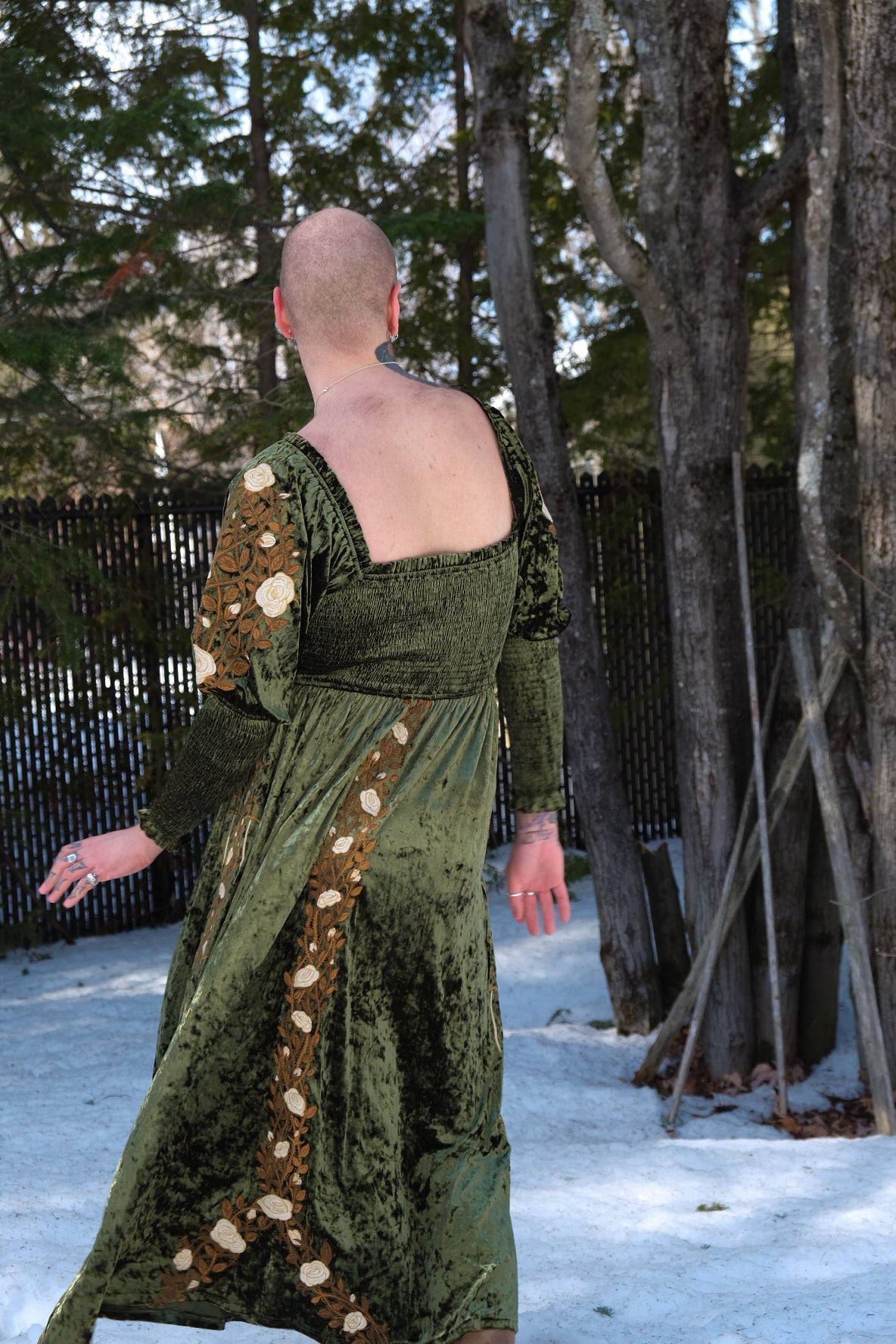 PREORDER- Forest Green Dress - Lady Knights & Sword Maidens