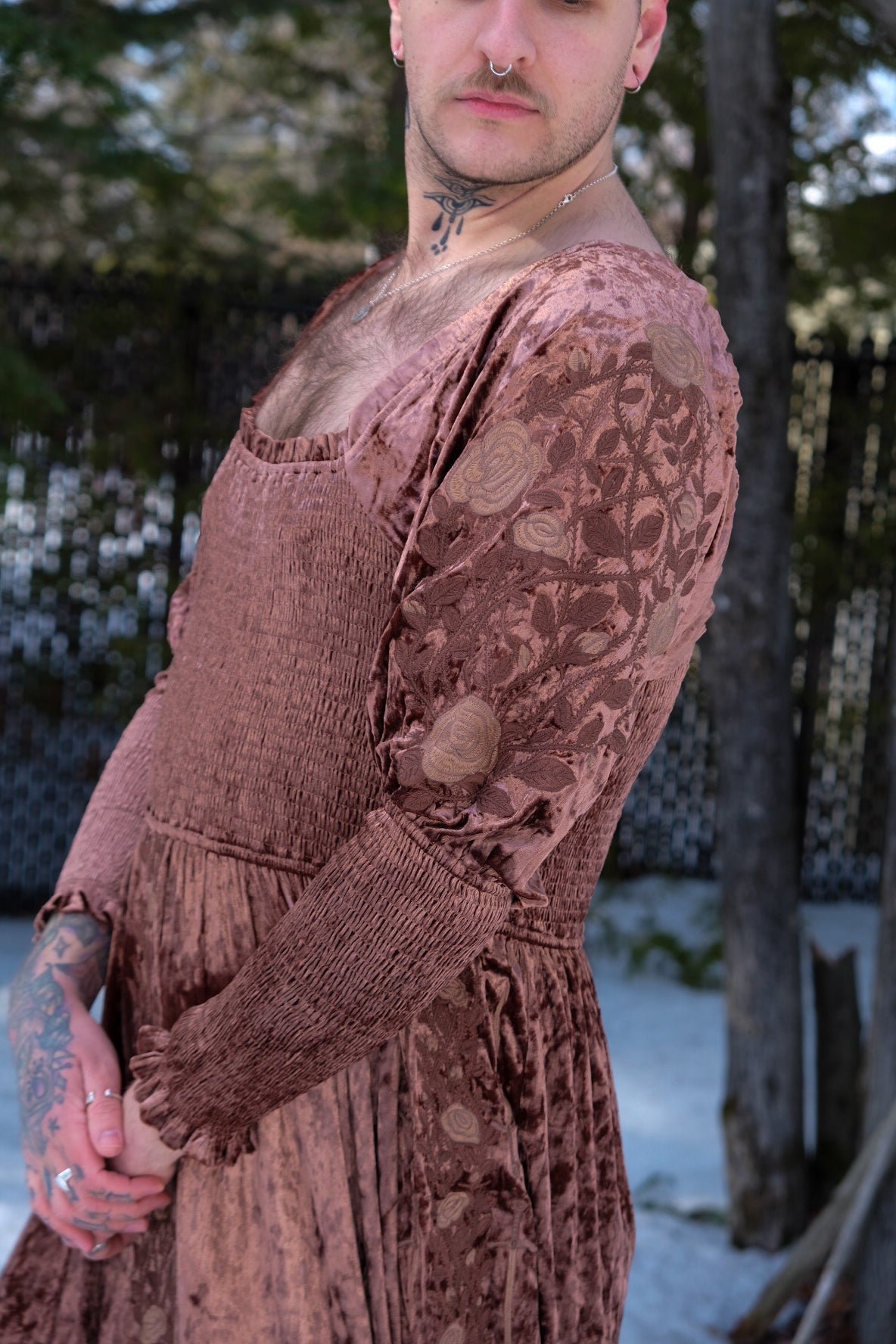 PREORDER- Rose Gold Dress - Lady Knights & Sword Maidens