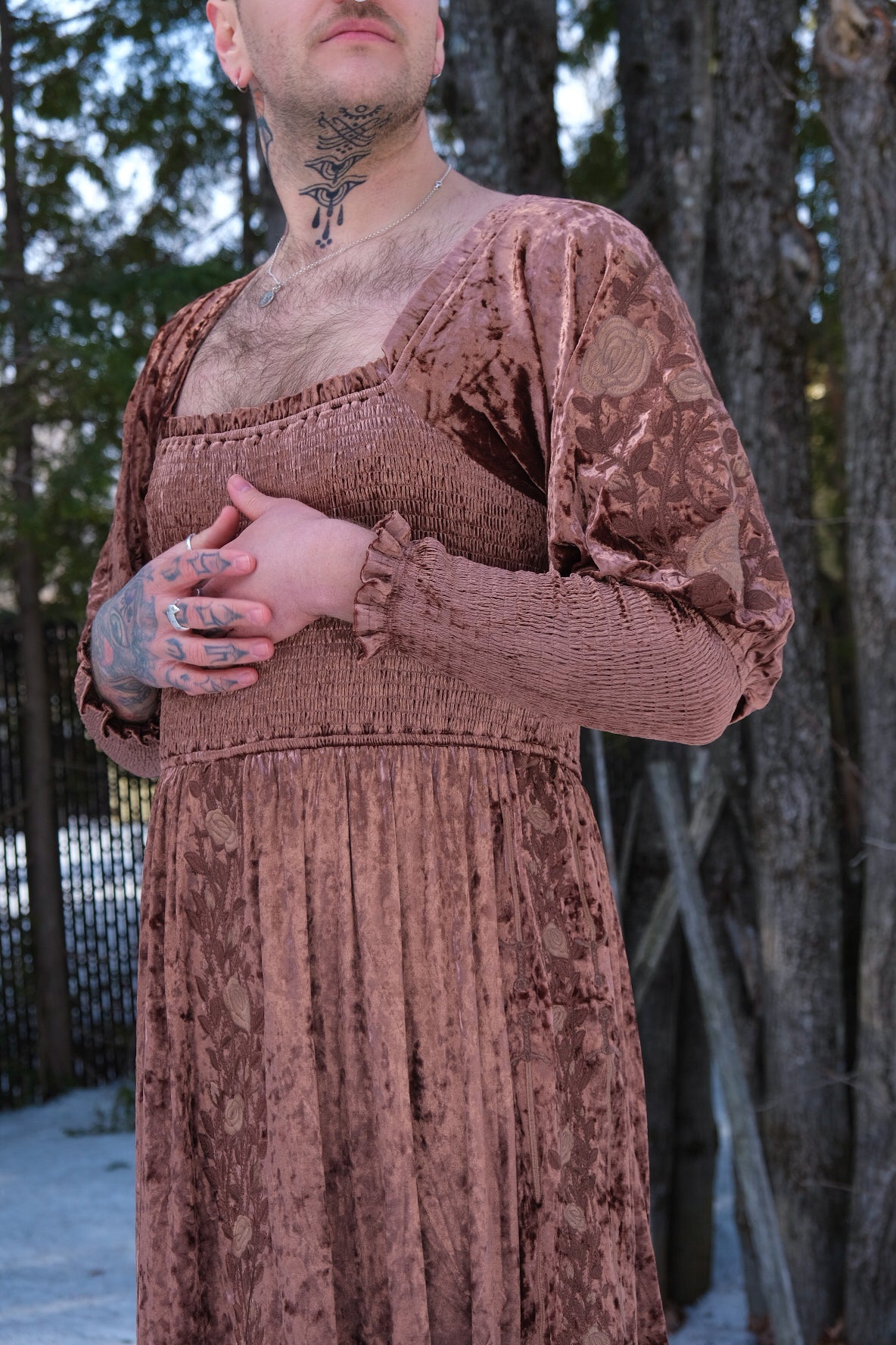 PREORDER- Rose Gold Dress - Lady Knights & Sword Maidens