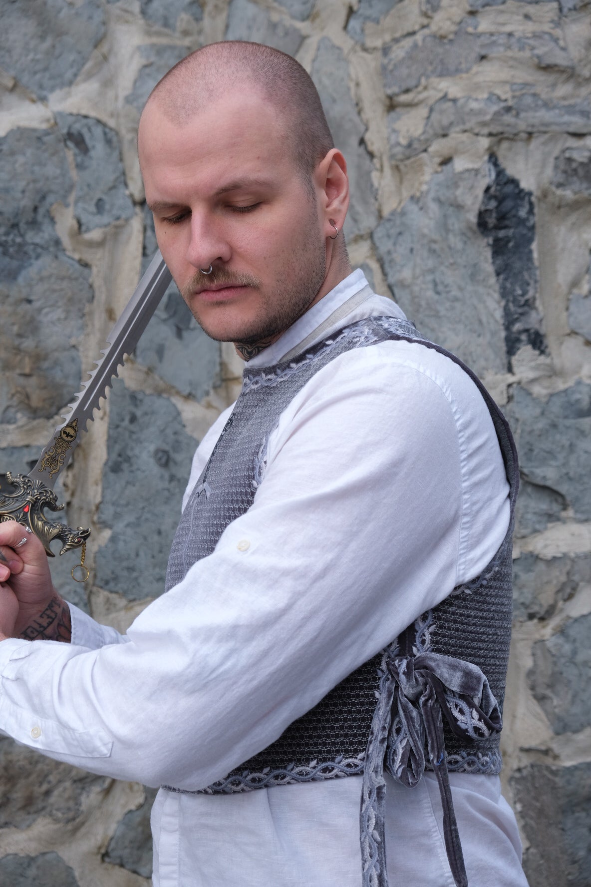 PREORDER- BLADE Stormy Gray Chestplate- Lady Knights & Sword Maidens