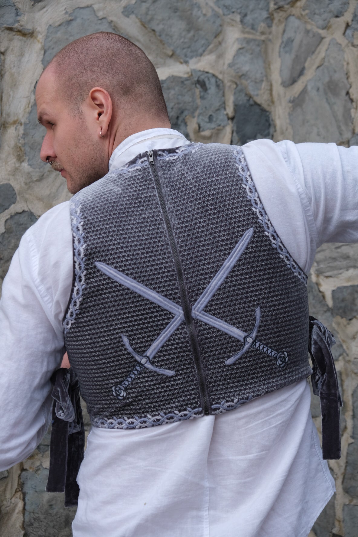 PREORDER- BLADE Stormy Gray Chestplate- Lady Knights & Sword Maidens