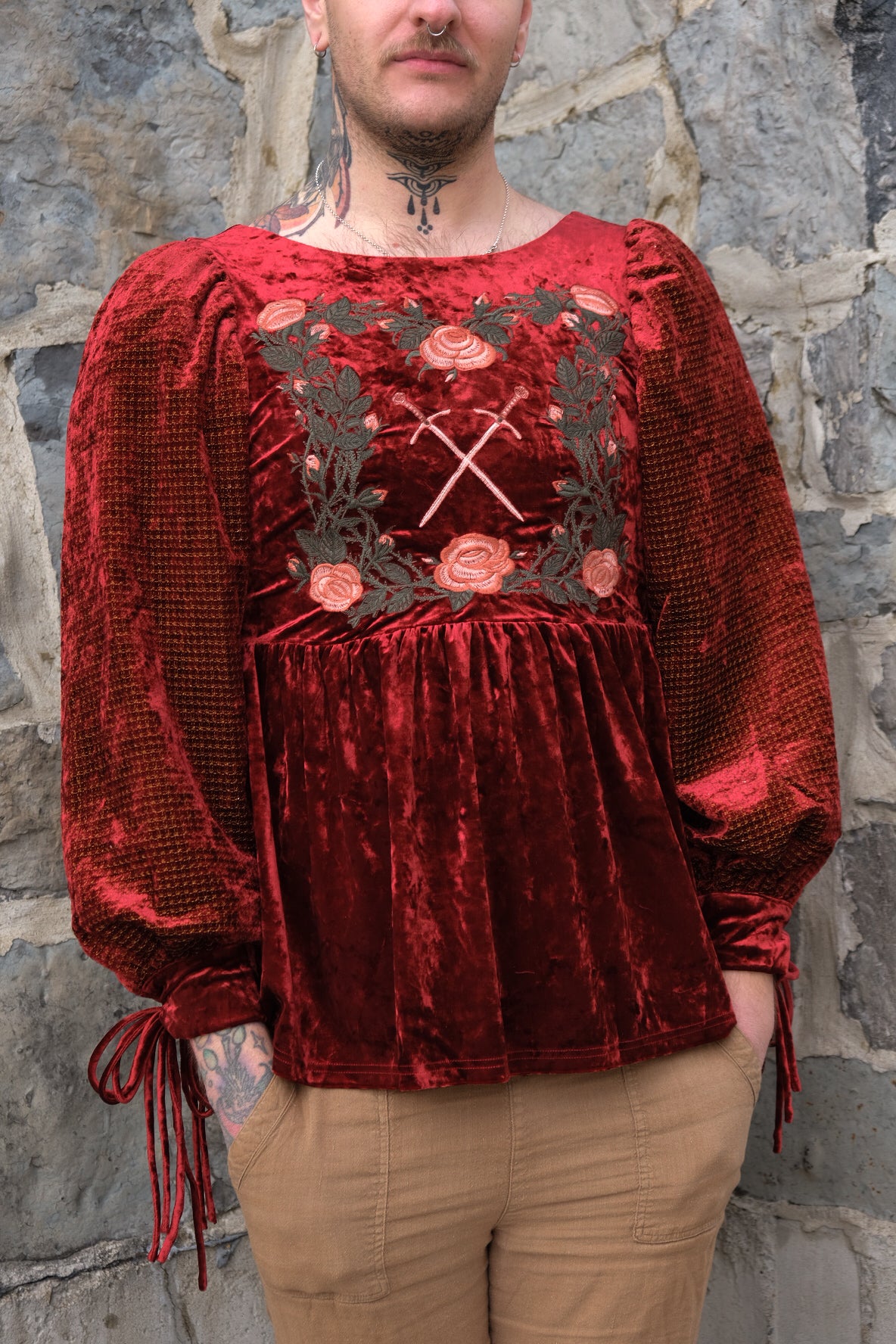 PREORDER- Royal Red Tunic- Lady Knights & Sword Maidens