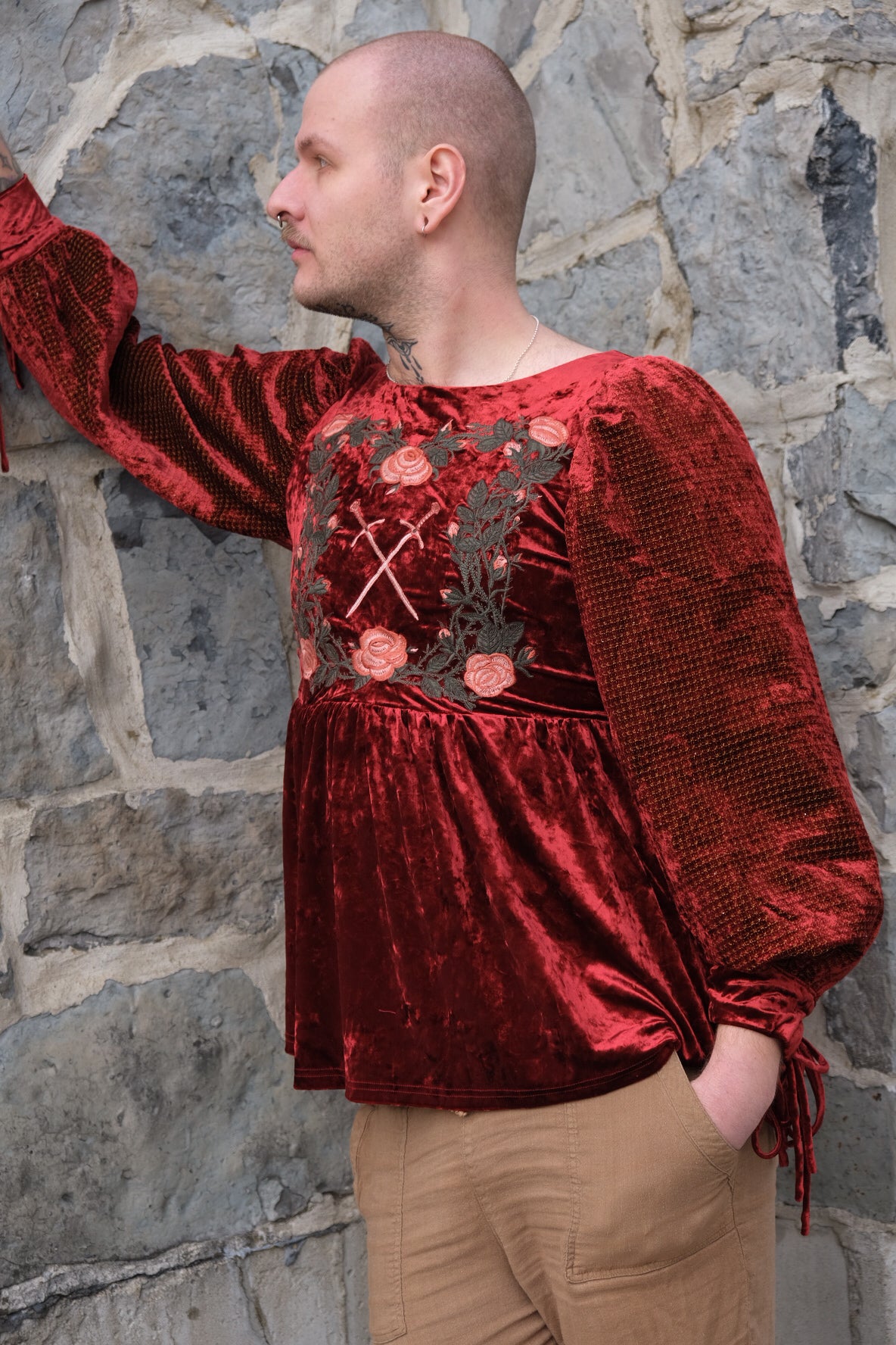 PREORDER- Royal Red Tunic- Lady Knights & Sword Maidens
