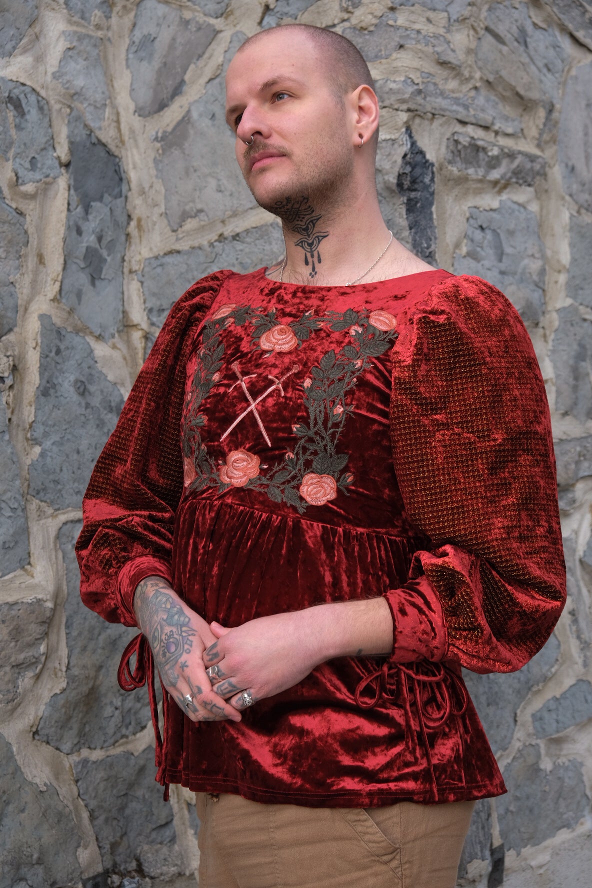 PREORDER- Royal Red Tunic- Lady Knights & Sword Maidens