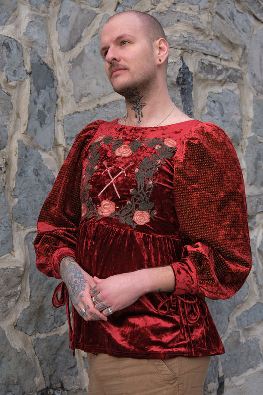 PREORDER- Royal Red Tunic- Lady Knights & Sword Maidens