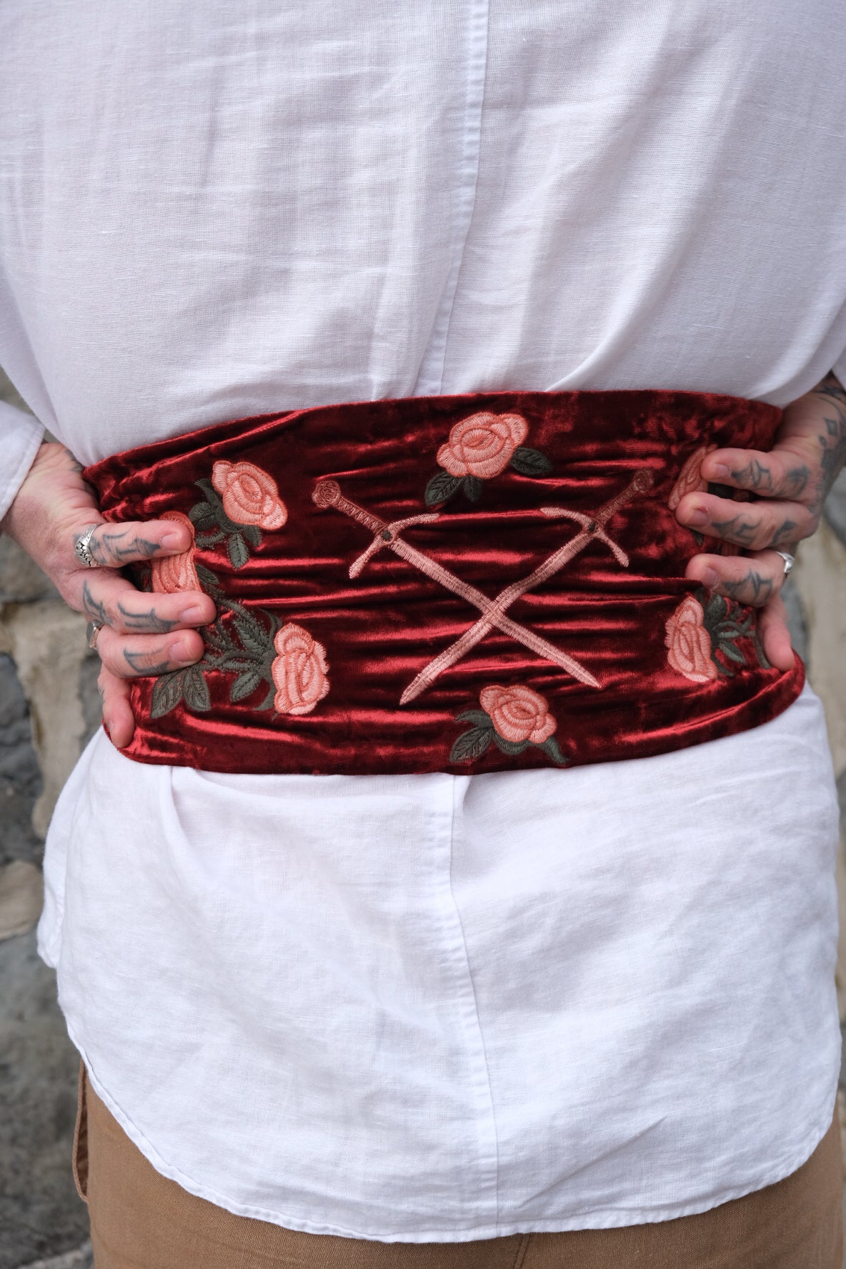 PREORDER- Royal Red Belt- Lady Knights & Sword Maidens