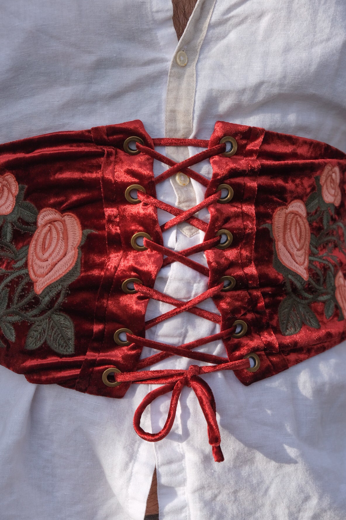 PREORDER- Royal Red Belt- Lady Knights & Sword Maidens