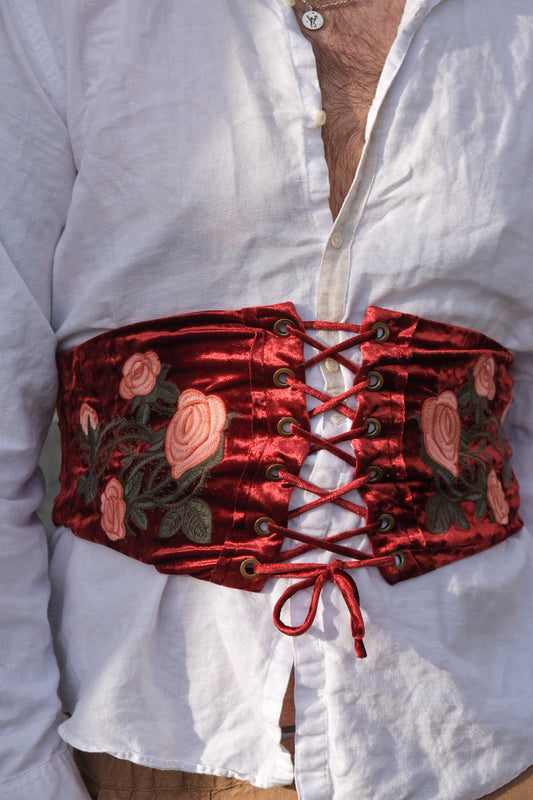 PREORDER- Royal Red Belt- Lady Knights & Sword Maidens