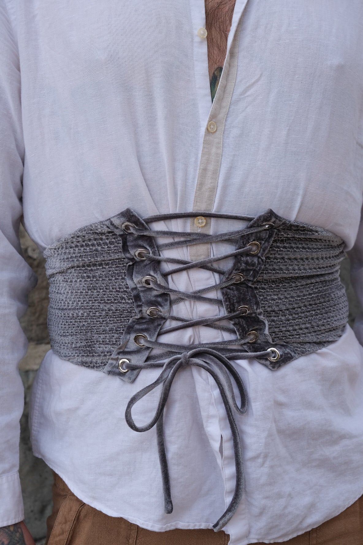 PREORDER- BLADE Stormy Gray Belt- Lady Knights & Sword Maidens