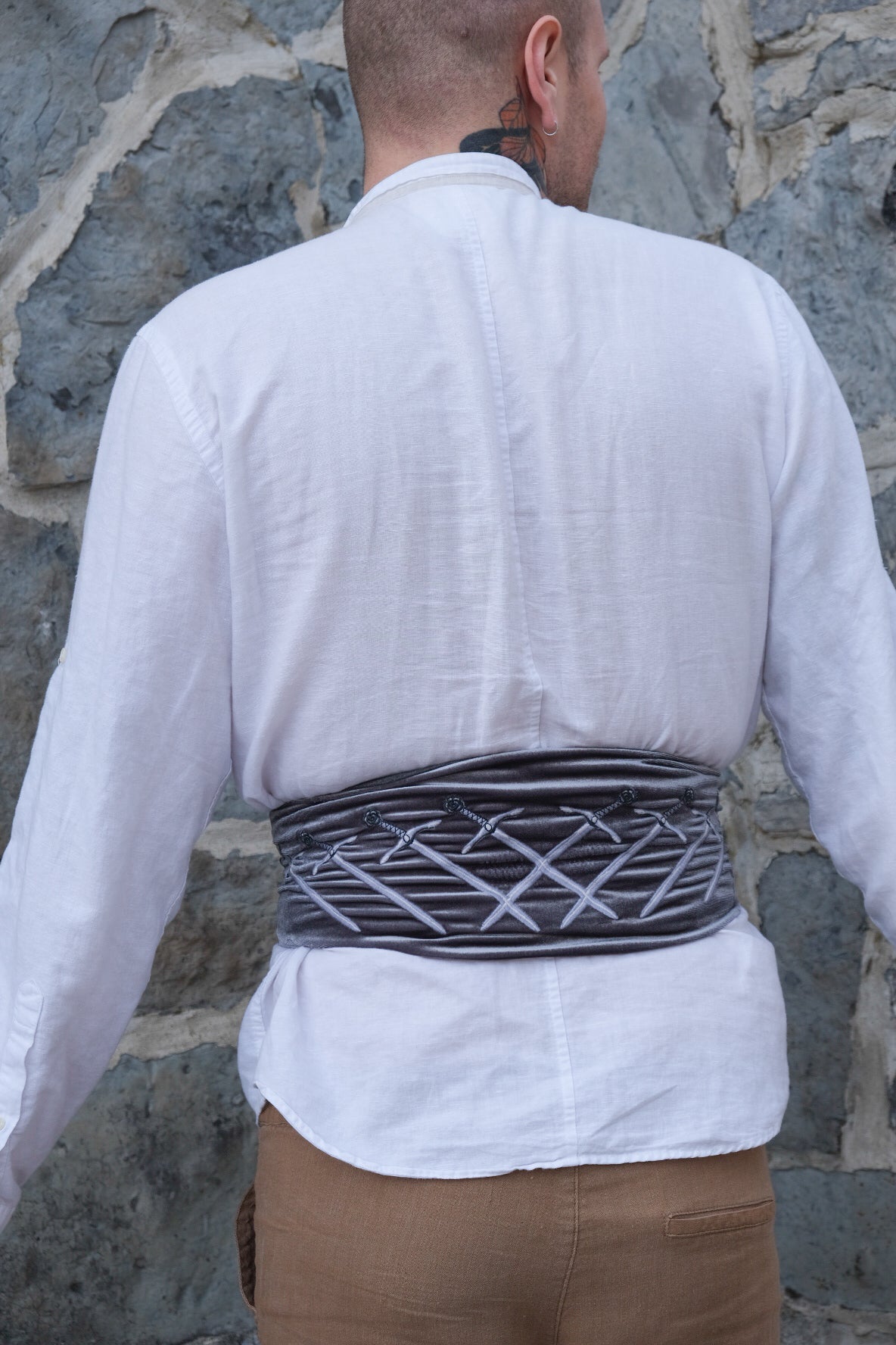 PREORDER- BLADE Stormy Gray Belt- Lady Knights & Sword Maidens