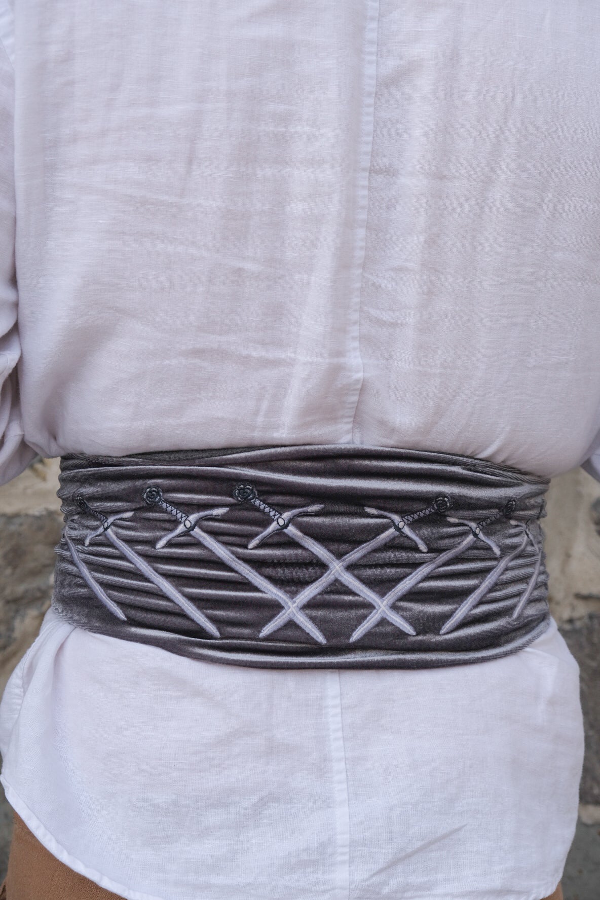 PREORDER- BLADE Stormy Gray Belt- Lady Knights & Sword Maidens