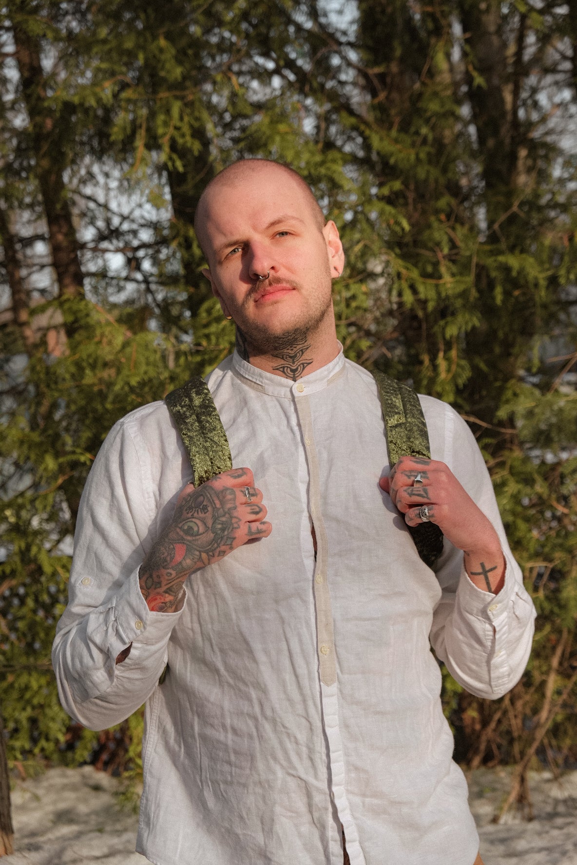 PREORDER-Forest Green Shield Backpack- Lady Knights & Sword Maidens collection