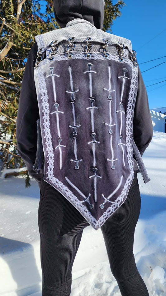 PREORDER- BLADE Stormy Gray Collar- Lady Knights & Sword Maidens