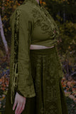 Green Wizard skirt- Foxchant & Ravenspell