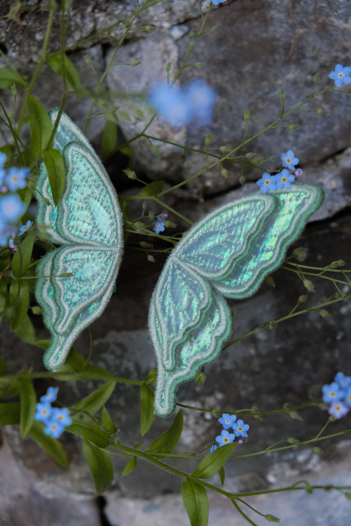 PREORDER- Titania Fairy Wings Hair clips ( set of 2 ) 🌿🧚‍♀️