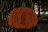 Orange and Green Pumpkin Crossbody Bag- Foxchant & Ravenspell collection