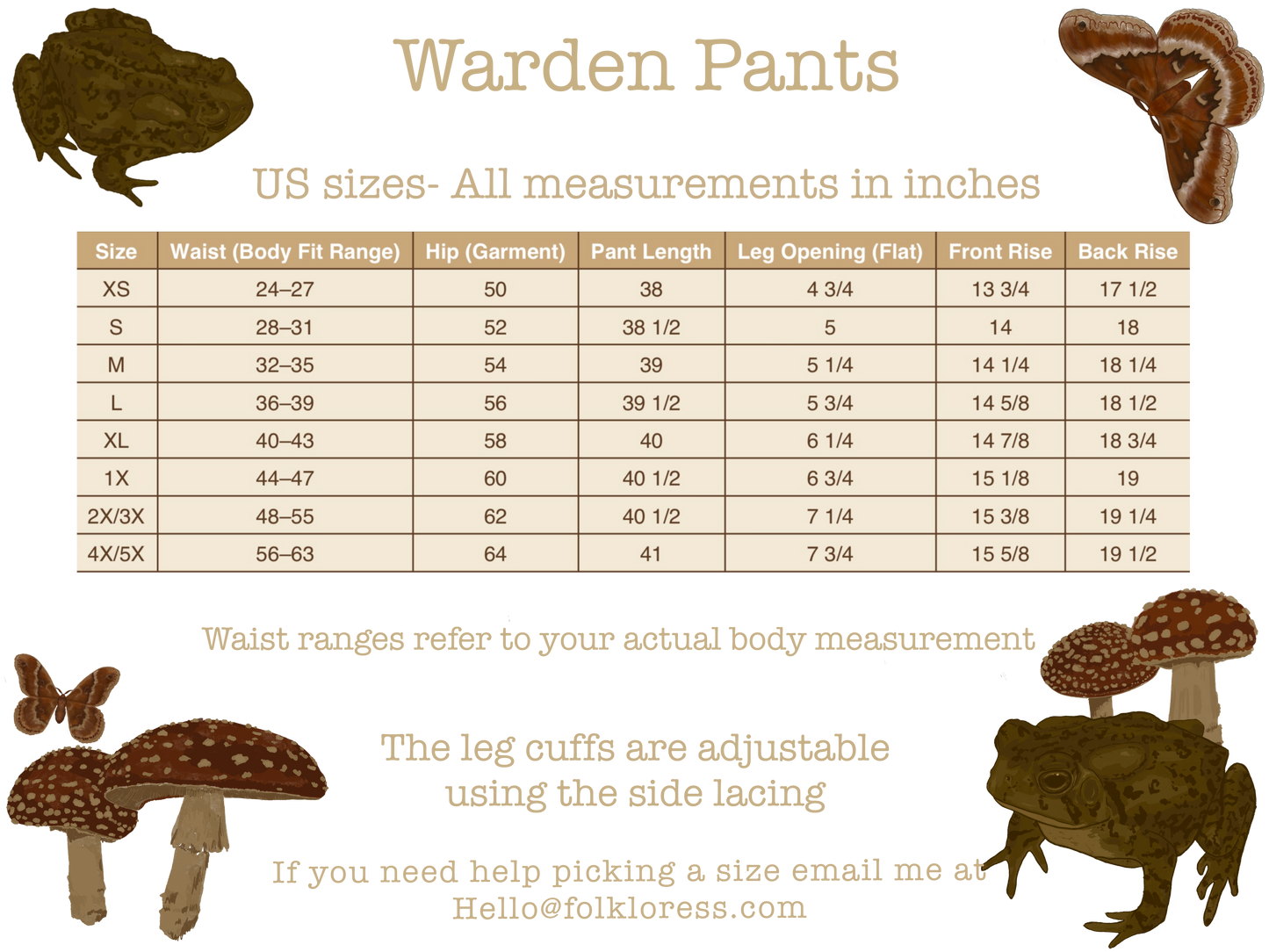 The Warden pants PREORDER